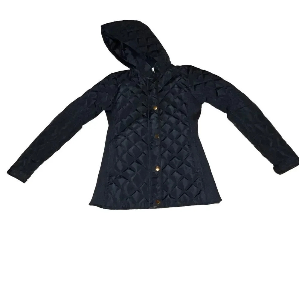 Ci Sono by Cavalini Navy Blue Puffer Jacket
